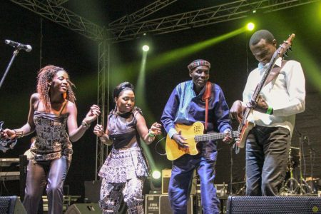 Tuku and his band on stage at the Drumbeat Festival, Soweto, May 2014 | FungaiFoto Tuku and his band on stage at the Drumbeat Festival, Soweto, May 2014 | FungaiFoto