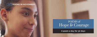 30 Poems In November - Iz Mazano - Poems of Hope & Courage - Mother & Child Poster 1